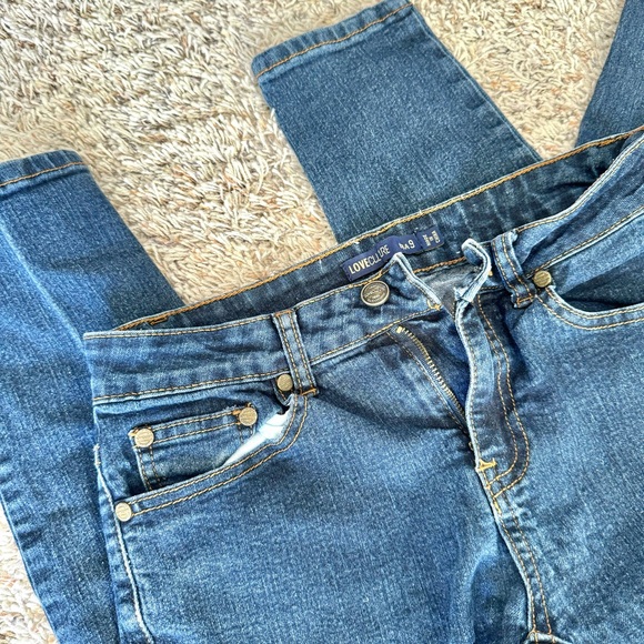 Junior Women’s (Sz 9) Set of 2 Blue Denim Skinny Jeans - Picture 2 of 3